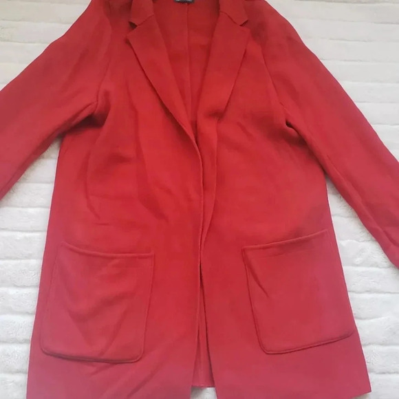 Lauren Ralph Lauren Women's Italian Wool Blend Long Coat  Pockets Excellent Cond - Picture 4 of 8